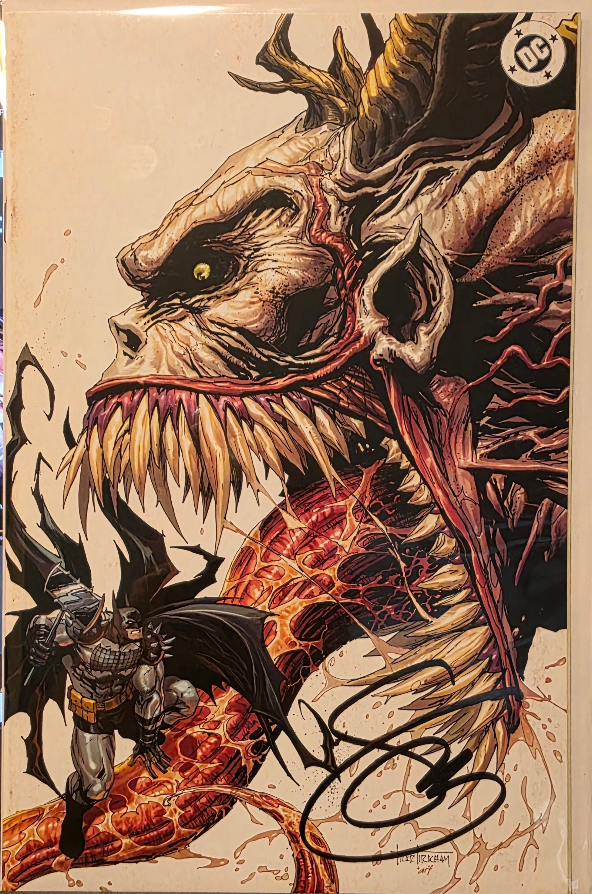 Absolute Batman #15 Kirkham signed Scott Snyder